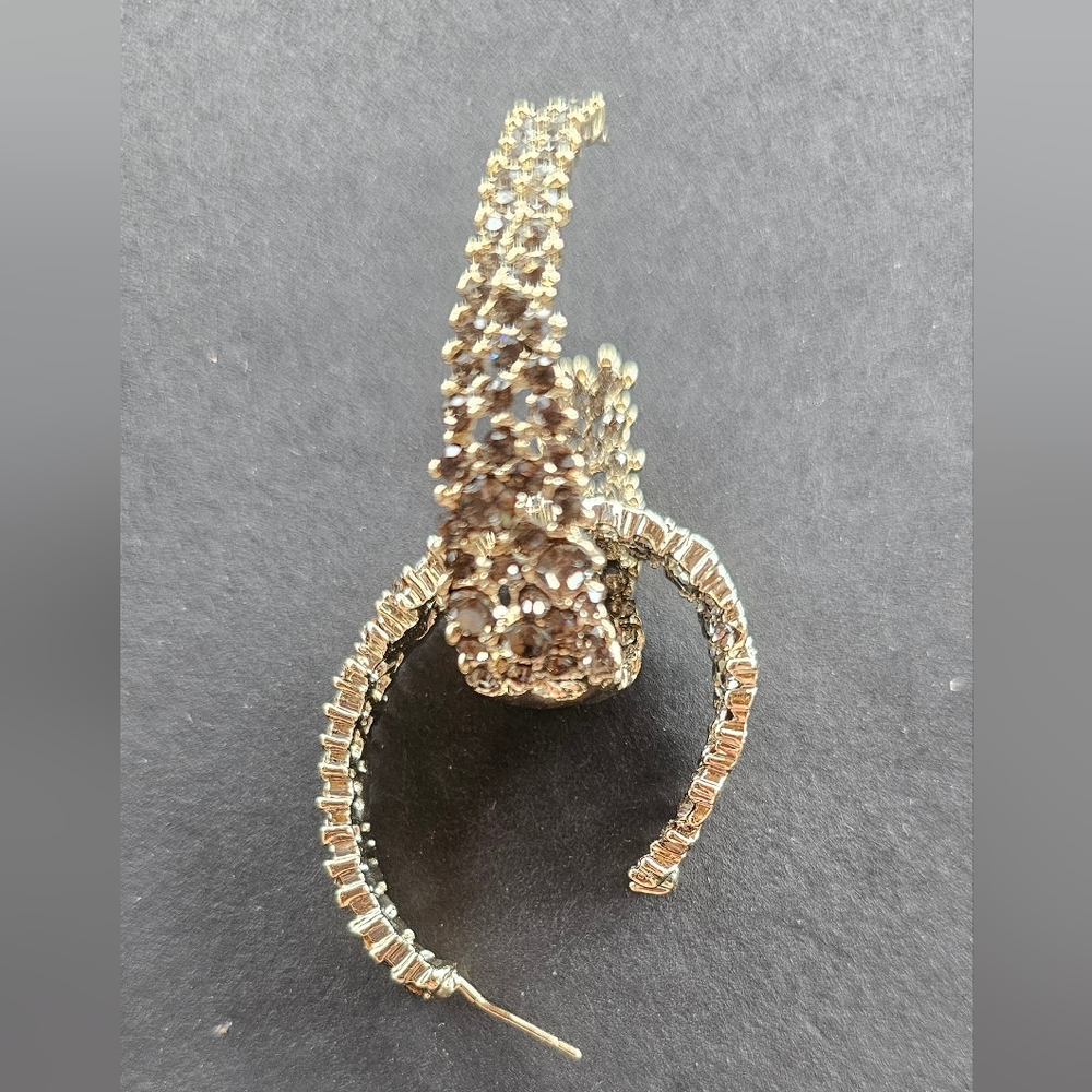 Champagne Rhinestone Earrings
